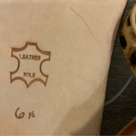 Sam Edelman | Mollie Gladiator Sandals Cheetah Cow Hair Size 6.5 - Picture 11 of 13